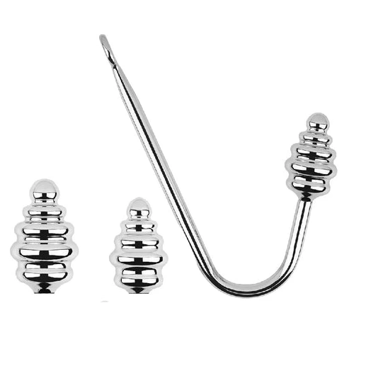 Set GreatBenefit Anal Hook Ribbed 8826 Screw-in 0712